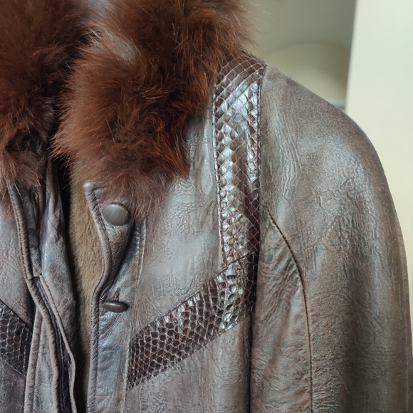 Szor-Diener Furs & Leather Jacket Size S - Picture 12 of 16